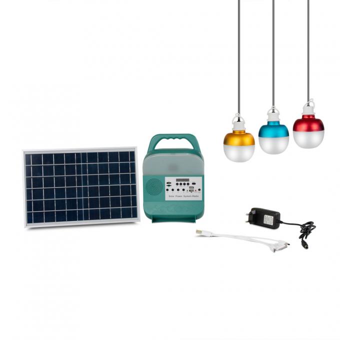 2021 New Solar Lights with Radio Solar Portable Power System Solar Radio Solar FM