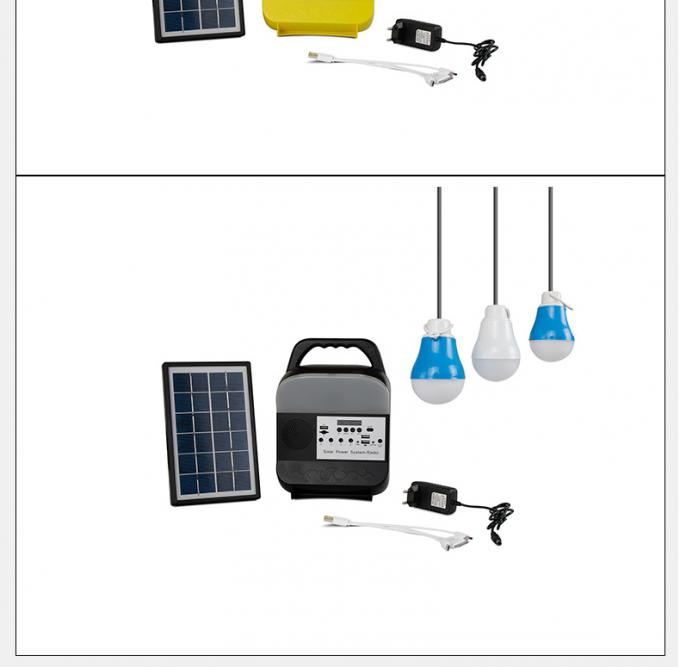 DC Solar System Portable Lighting Outdoor Fishing Picnic Mobile Phone Charging Lamp