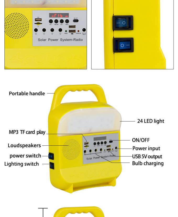 Portable Solar Lighting Kits, Solar Panels for Home Solar Power Generation Systems