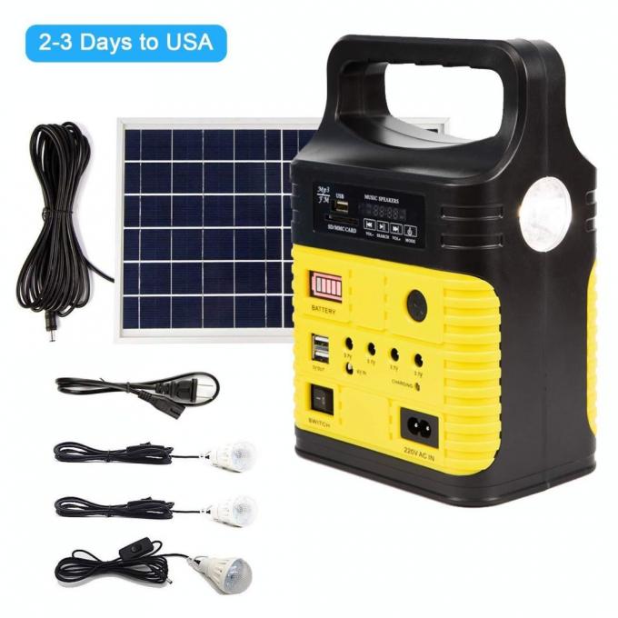 Solar FM Radio Solar Kit off Grid Tata Surya 10W Solar Home Light Kit Global Sunrise Lights 3