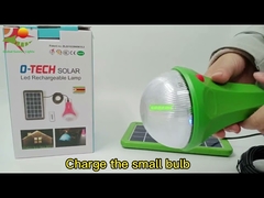 5V 5200mah 300lm LED Solar Home Lighting System Dapat Mengisi Daya Ponsel 99G-1