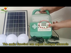 Sistem Energi Panel Surya Bohlam LED Putih Murni 37*31.5*55.5CM