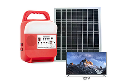 Luar Ruangan Portable Solar Power Station Power Bank Station Isi Ulang Camping Solar Flash Light