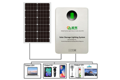 SRE918 ROHS Sistem Penyimpanan Energi PV Generator 150W 300W Dengan Pembangkit Listrik Lithium Panel Surya